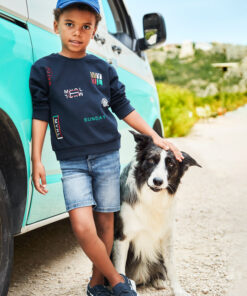 Pantalón corto tejano ECOFRIENDS bolsillos niño
