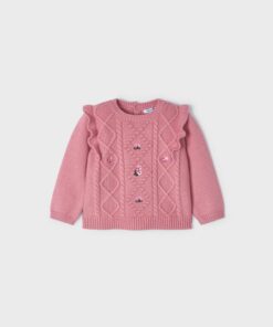 Jersey con flores bordadas para bebé