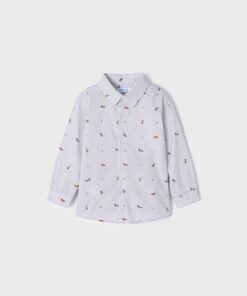 Camisa manga larga con estampado para bebé ECOFRIENDS