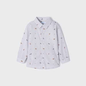 Camisa manga larga con estampado para bebé ECOFRIENDS