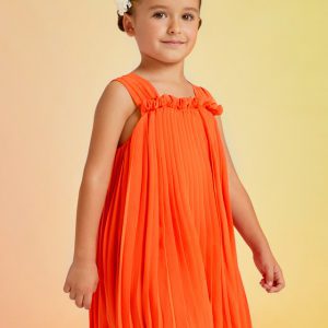 VESTIDO GASA PLISADO NIÑA