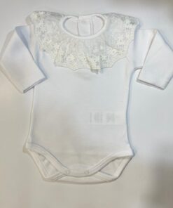 Body puntilla grande blanco