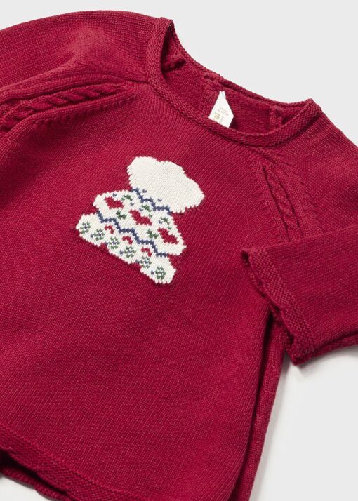 Vestido tricot con diadema Better Cotton recién nacido - Imagen 4