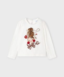 Camiseta estampada Better Cotton niña