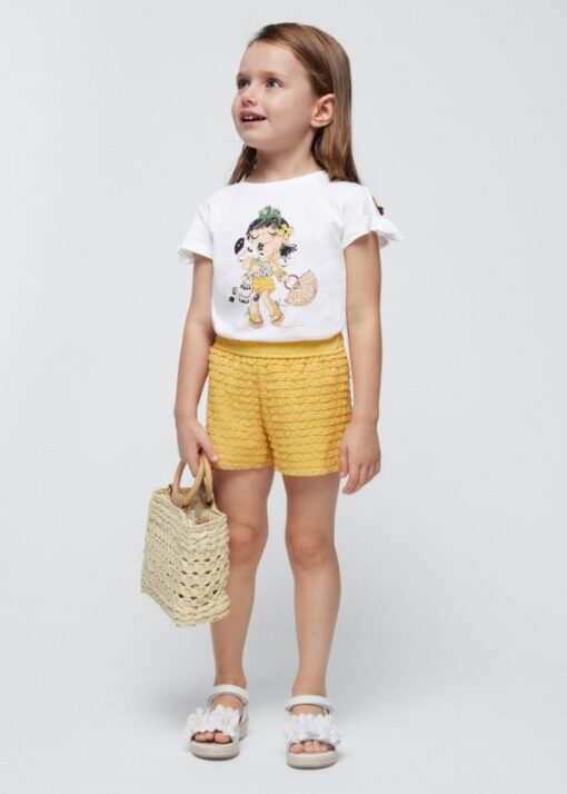 Conj. short volantes