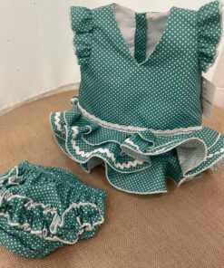 Traje De Flamenca, Modelo Alba Verde