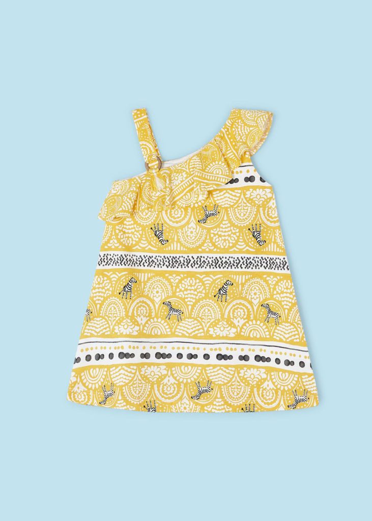 Vestido asimétrico Better Cotton niña - Imagen 5