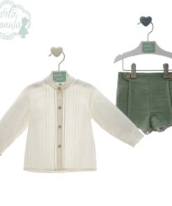 Conjunto Bebe pantalon corto "FAMILIA MANILA"