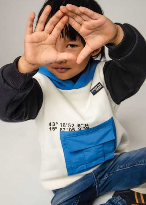 Sudadera bolsillo niño - Imagen 3