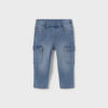 Pantalon denim cargo