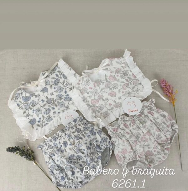 Braga+babero estampado