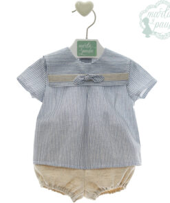 Conjunto piccolino rayas azul