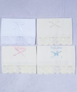 Pañuelo bautizos bordados