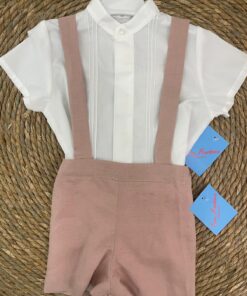 Conjunto peto+camisa manga corta
