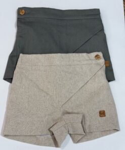 Pantalon corto lino